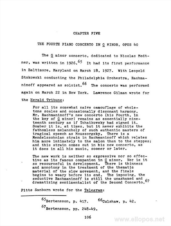 108 - G. W. Cobb, Rachmaninoff - A Descriptive Analysis of the Piano Concertos